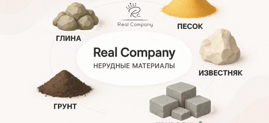 Нерудные материалы в СПб от Реал Компани.