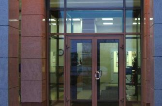 Алюминиевые двери от оконной компании Народные окна