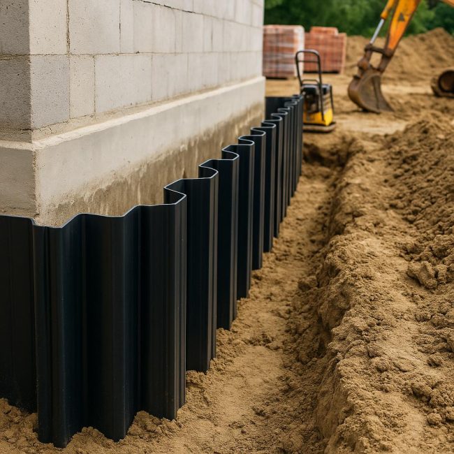 Пластиковый шпунт как элемент долговечной гидроизоляции фундаментов