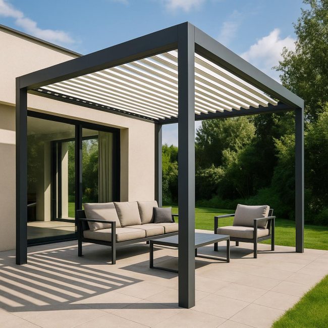 Как выбрать тентовую биоклиматическую перголу