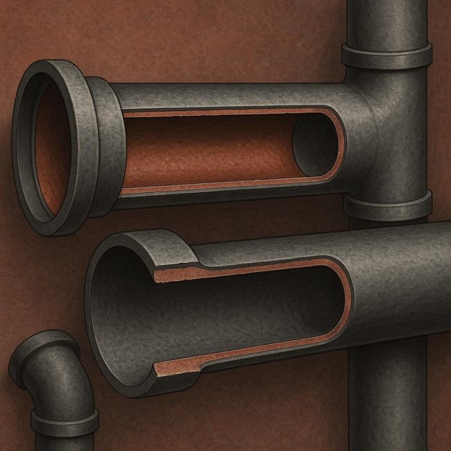 Конструкция и устройство чугунных канализационных труб: полный разбор для специалистов и домовладельцев