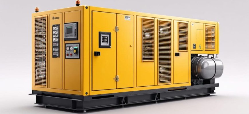 Модель дизельного генератора мощностью 1000 кВт