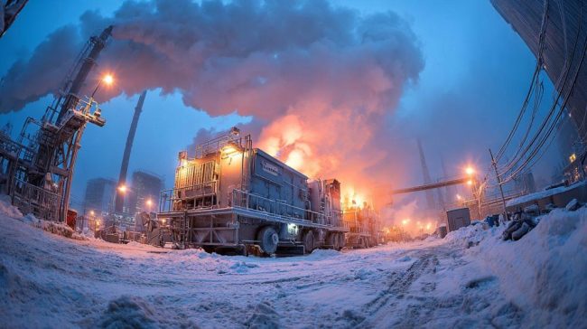 Зимняя эксплуатация дизельного генератора 1000 кВт с подогревом