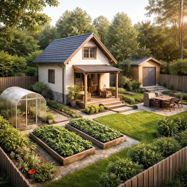 3 сотки земли: что можно построить на таком участке?