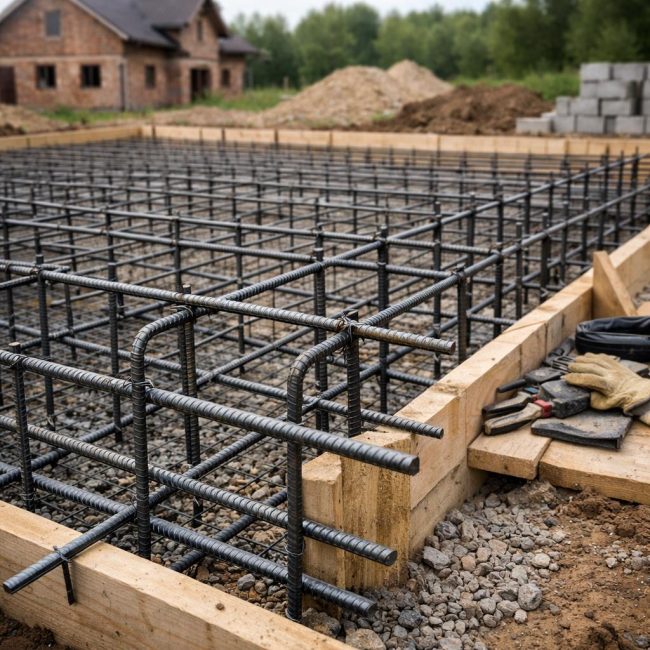 Арматура для фундамента частного дома: как не совершить ошибок при выборе и монтаже