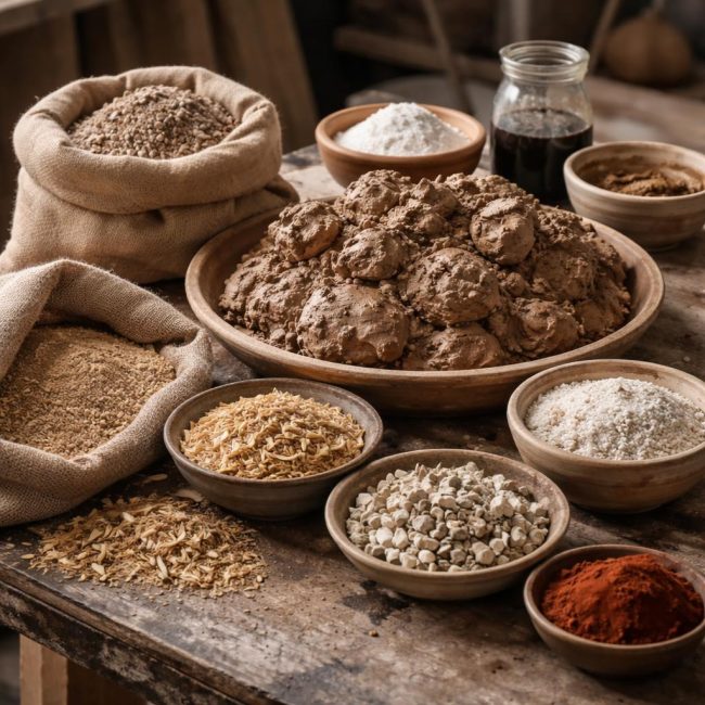 Что добавляют в глину: составы, функции и последствия для строительных и отделочных материалов