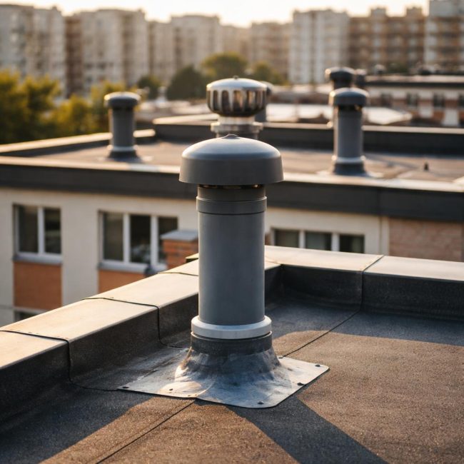 Фановые стояки на кровле многоэтажного дома: зачем они нужны и почему вокруг них так много вопросов