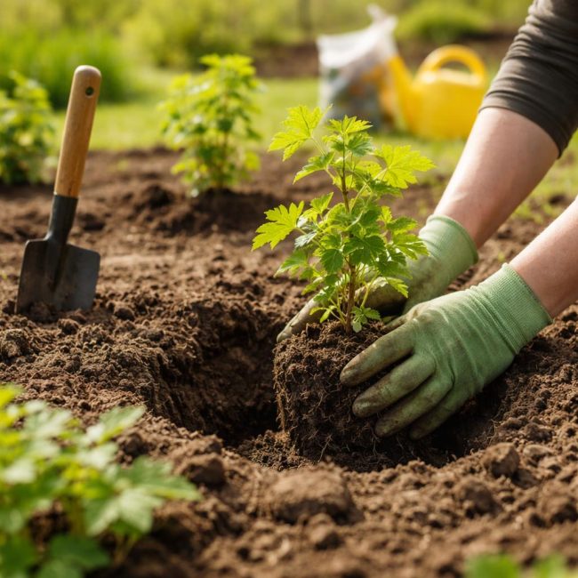 Как правильно сажать черную смородину весной: советы и ошибки