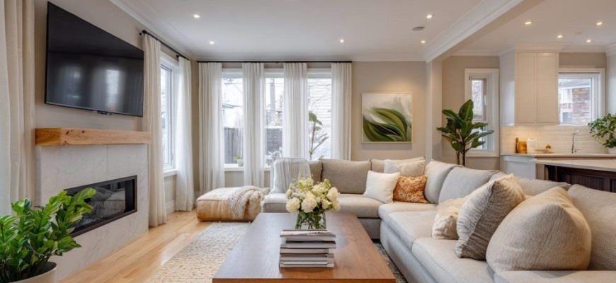 Пример косметического ремонта интерьера частного дома