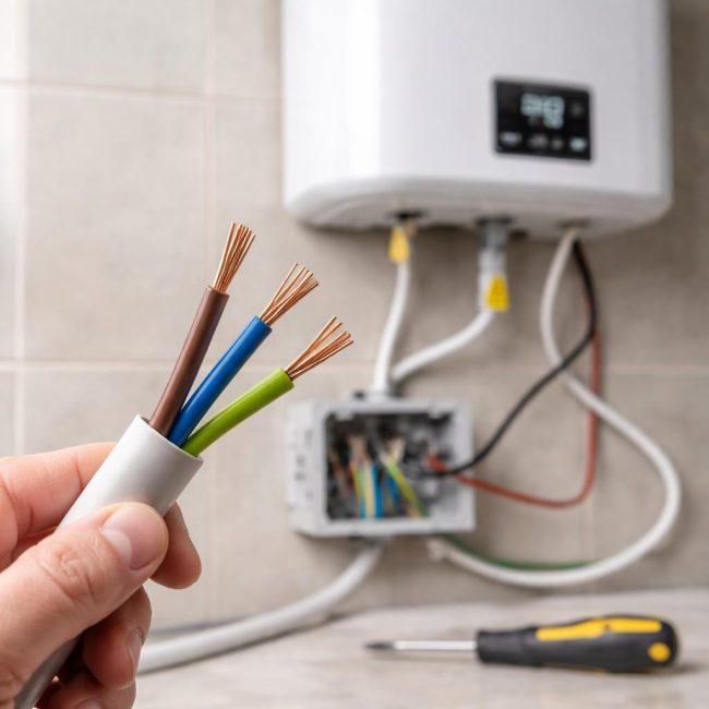 Как выбрать провод для проточного водонагревателя мощностью 8 кВт: основы расчётов и выбора