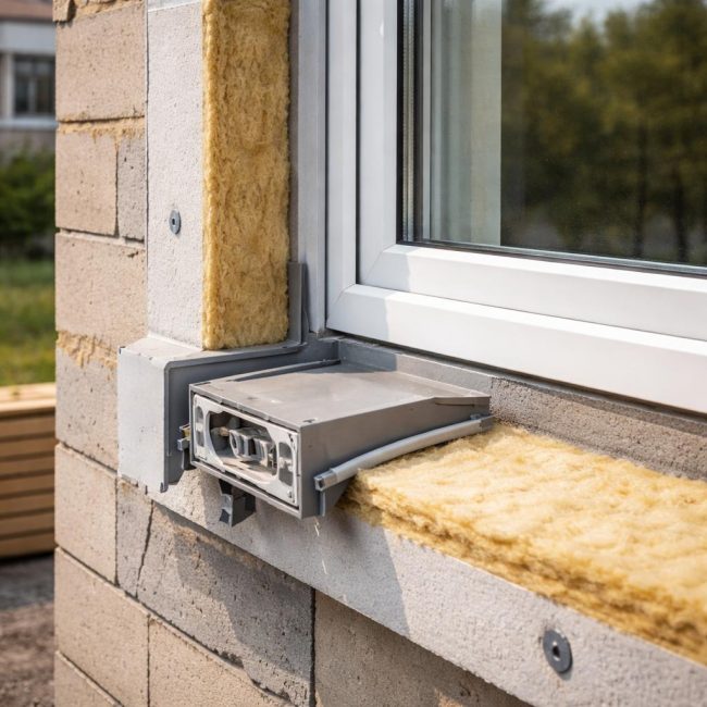 Вынос окна в зону утеплителя: логика приёма и его последствия для ограждающих конструкций