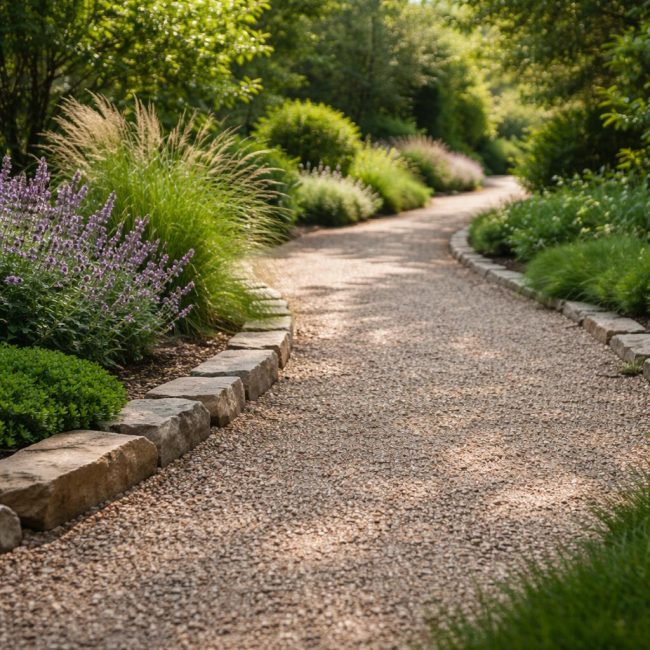 Дорожки из гранитной крошки: свойства, поведение и ограничения материала