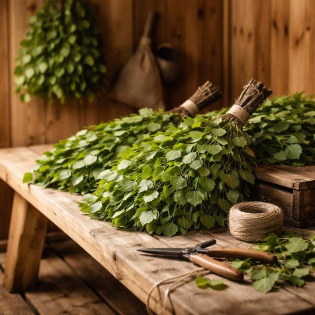 Банные веники: принципы заготовки, выбора и правильного формирования