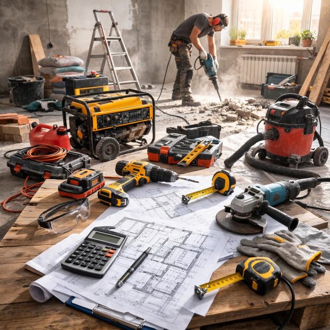 Как сэкономить на ремонте с арендой строительного инструмента