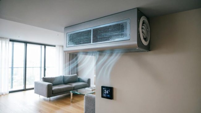 Кондиционер на стене