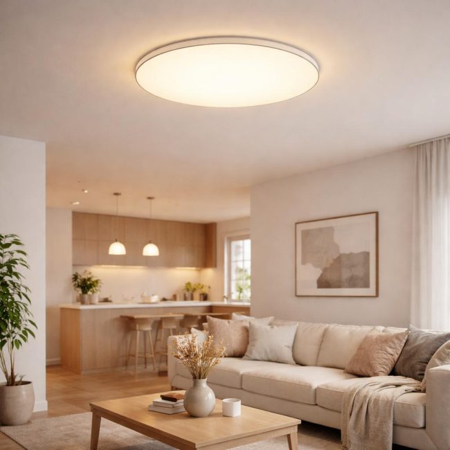 Освещение в современном интерьере: возвращение круглых форм