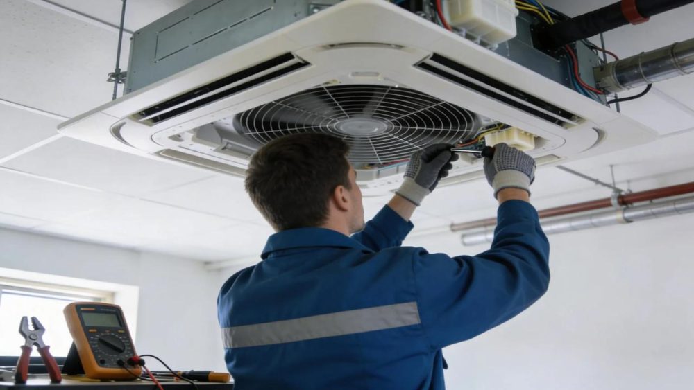 Установка фанкойла