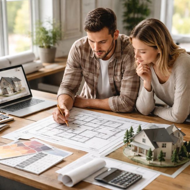 Как выбрать проект дома из пеноблока под участок и состав семьи