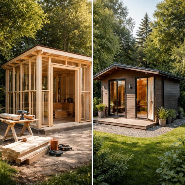 Чем отличается каркасная баня от модульной: подробное сравнение