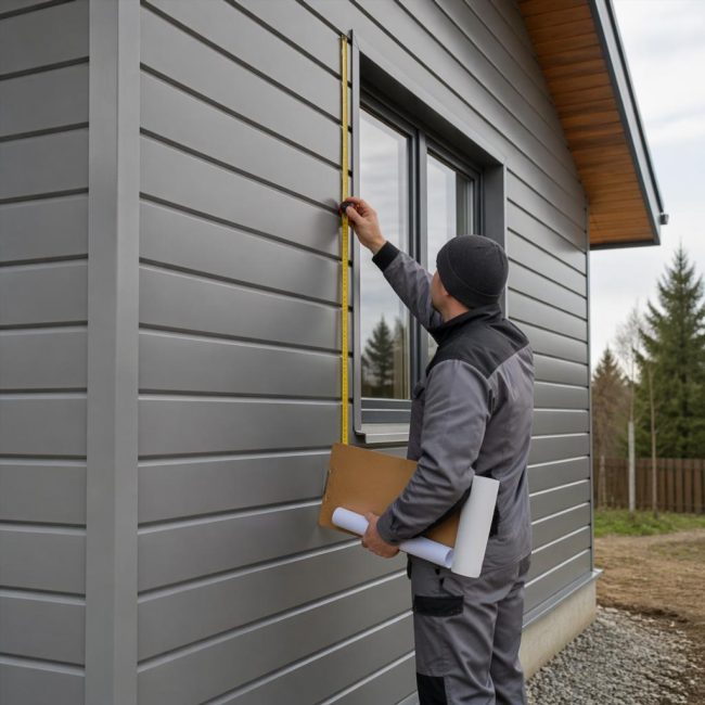 Как правильно рассчитать металлический сайдинг для дома